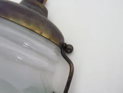 Outlet Pamono Porthole-Style Wall Lights in Brass and Glass, 1960s, Set of 2