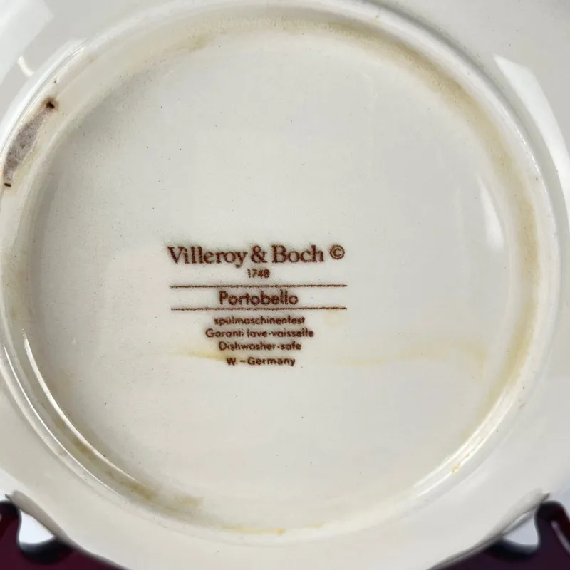 Hot Pamono Portobello Soup Plates from Villeroy & Boch, 1960s, Set of 4