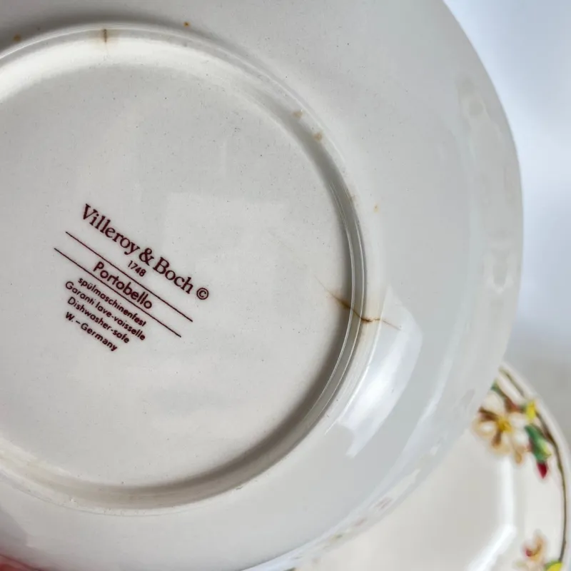 Hot Pamono Portobello Soup Plates from Villeroy & Boch, 1960s, Set of 4