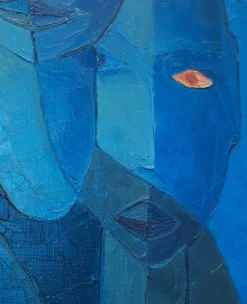 Pamono Portrait With Three Characters, Clemencet, 1972><noscript><img width=