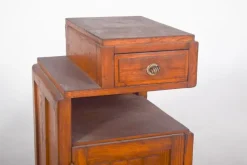 Pamono Portuguese Art Deco Bedside Tables, 1920, Set of 2><noscript><img width=