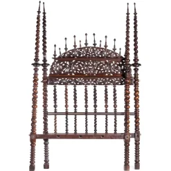 Sale Pamono Portuguese Bobbin Bed in Rosewood