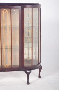 Pamono Portuguese Glass Front Display Cabinet, 1890s><noscript><img width=