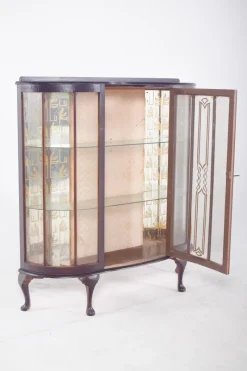 Pamono Portuguese Glass Front Display Cabinet, 1890s><noscript><img width=