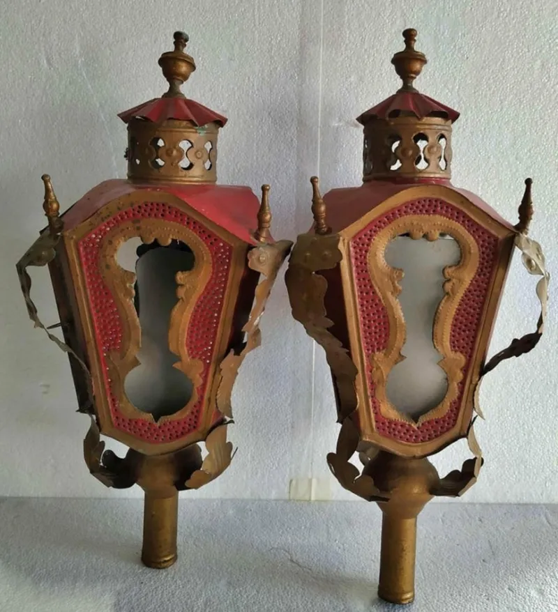New Pamono Portuguese Lanterns, 18th Century, Set of 2