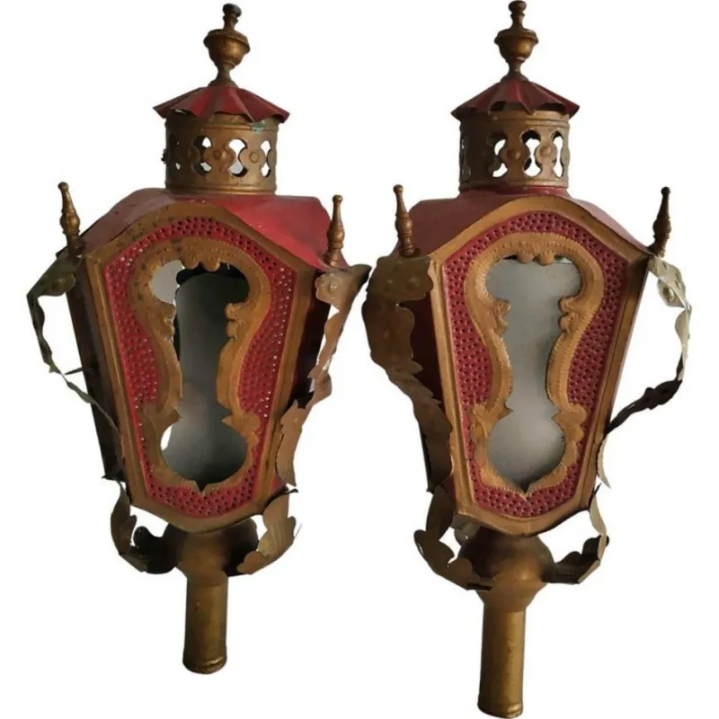 New Pamono Portuguese Lanterns, 18th Century, Set of 2