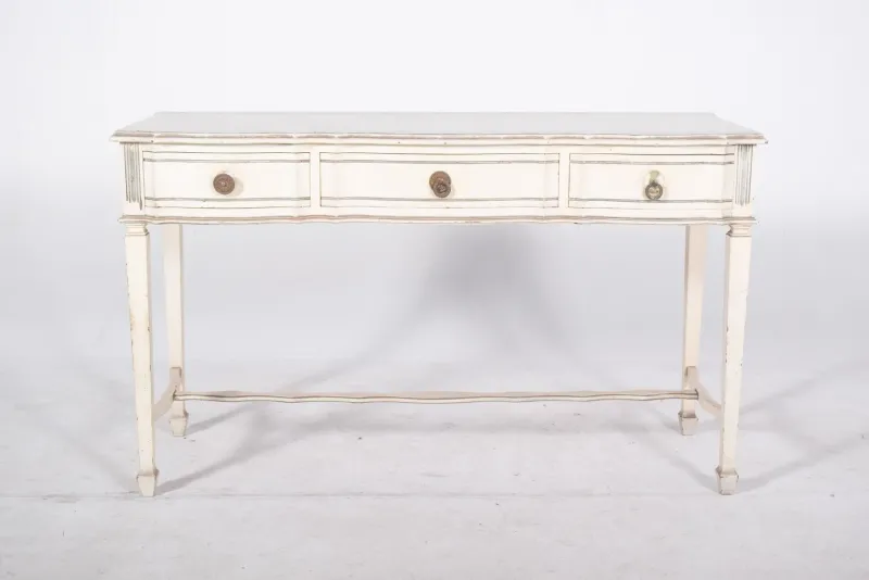 Sale Pamono Portuguese White Painted Console, 1890s