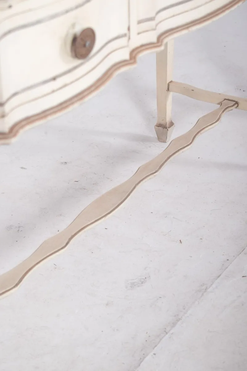 Sale Pamono Portuguese White Painted Console, 1890s