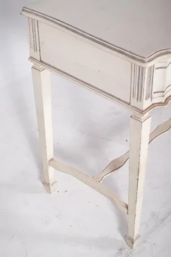 Sale Pamono Portuguese White Painted Console, 1890s