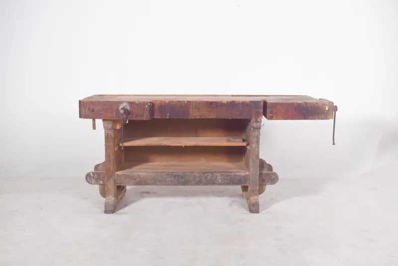 Sale Pamono Portuguese Woodworkers Workbench, 1950s
