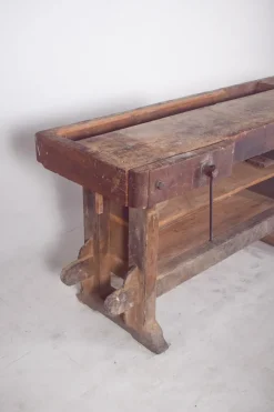 Sale Pamono Portuguese Woodworkers Workbench, 1950s