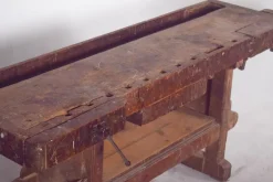 Pamono Portuguese Woodworkers Workbench, 1950s><noscript><img width=