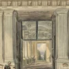 Sale Pamono Possibly Franz Heinrich, Schönbrunn Palace, Vienna, Mid-19th Century, Watercolour