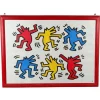 Pamono Poster of Dancing Dogs after Keith Haring from Nouvelles Images S.A., France, 1992> Posters