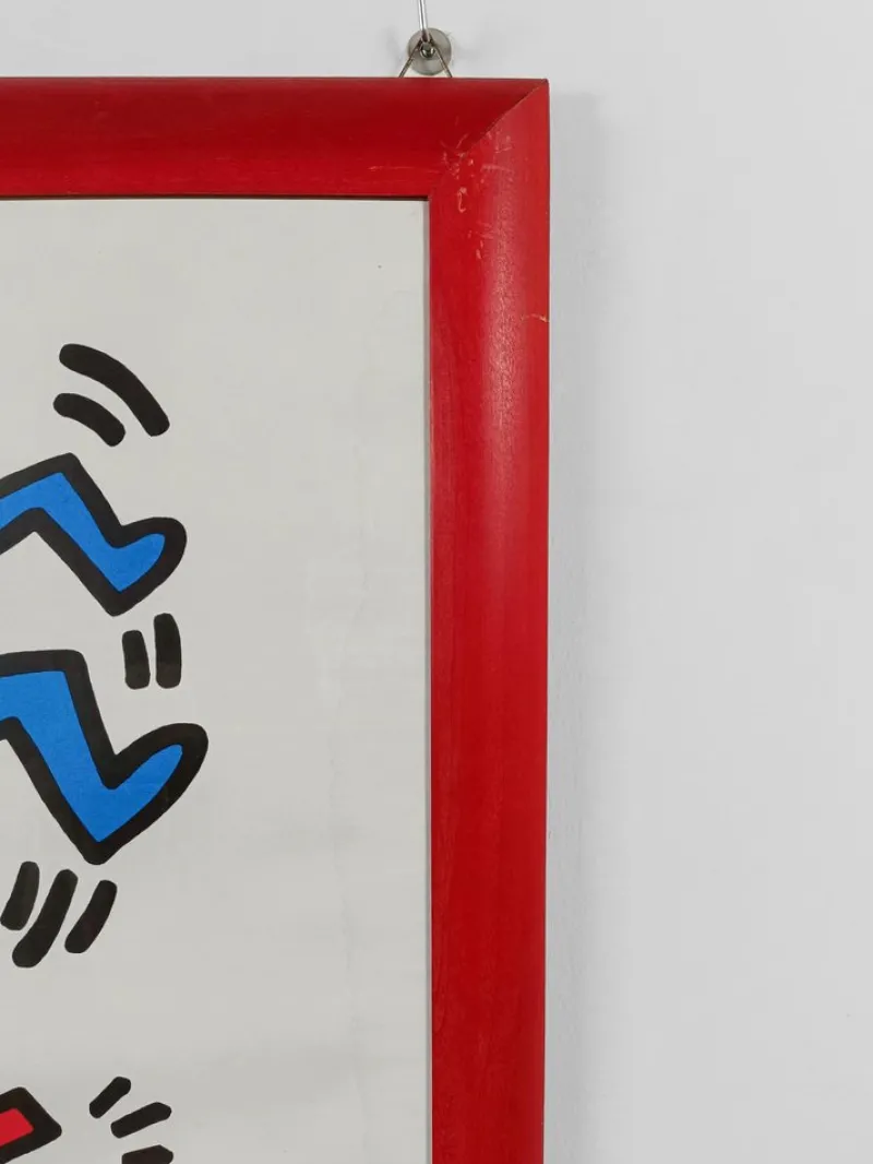 Pamono Poster of Dancing Dogs after Keith Haring from Nouvelles Images S.A., France, 1992> Posters