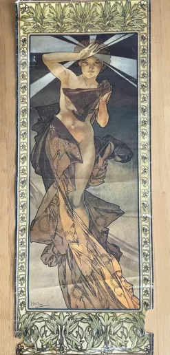 Sale Pamono Posters after Alphonse Mucha from Athena Reproductions Ltd. London, 1973, Set of 3
