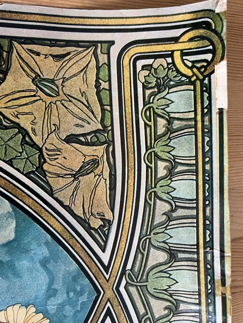 Sale Pamono Posters after Alphonse Mucha from Athena Reproductions Ltd. London, 1973, Set of 3