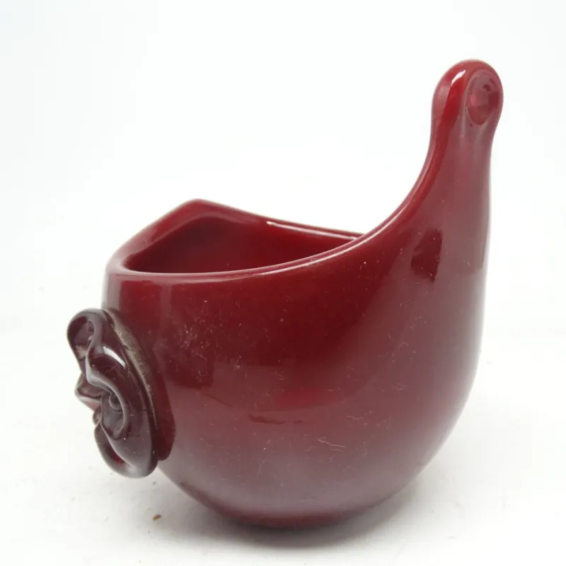 Pamono Postmoder Salt Holder attributed to Wolomin Glassworks attributed to Jerzy Słuczan-Orkusz, Poland, 1970s> Salt & Pepper Shakers