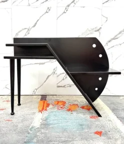 Pamono Postmodern Bench with Coffee Table and Magazine Holder attributed to Paul Pallucco, 1980s><noscript><img width=