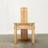 New Pamono Postmodern Brutalist Wooden Children Chair, 1990s