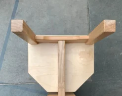 New Pamono Postmodern Brutalist Wooden Children Chair, 1990s