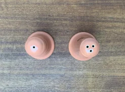 Pamono Postmodern Ceramic Salt and Pepper Shakers by Gallo Design for Villeroy & Boch, Set of 2><noscript><img width=