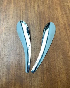 Pamono Postmodern Cutlery Salad Spoons from Conran, 1990s, Set of 2><noscript><img width=