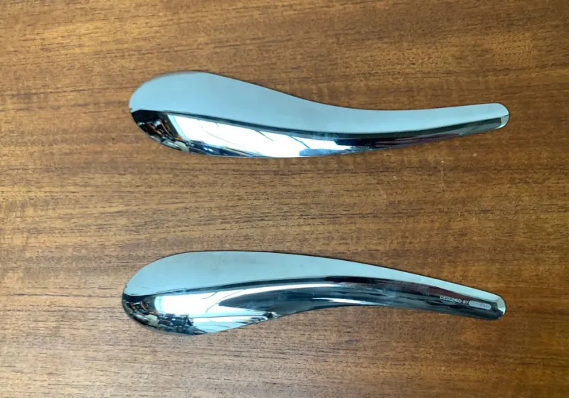 Pamono Postmodern Cutlery Salad Spoons from Conran, 1990s, Set of 2> Cutlery & Serving Utensils