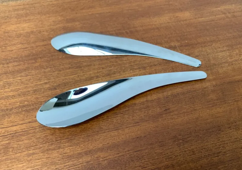 Pamono Postmodern Cutlery Salad Spoons from Conran, 1990s, Set of 2> Cutlery & Serving Utensils