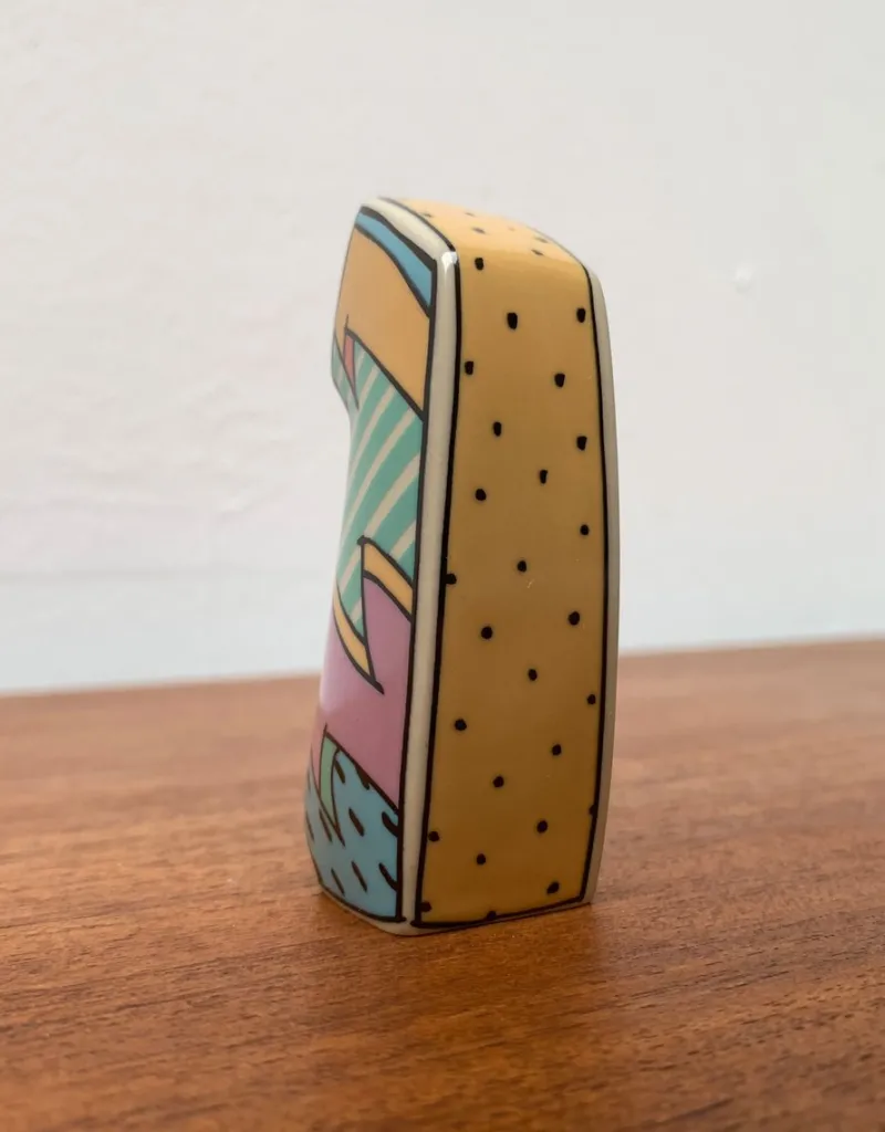 New Pamono Postmodern Flash One Series Pepper or Salt Shaker by Dorothy Hafner for Rosenthal, 1980s