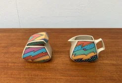 Pamono Postmodern Flash One Series Milk and Sugar Pot by Dorothy Hafner for Rosenthal, 1980s, Set of 2
