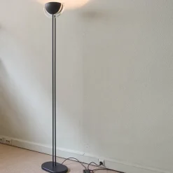 Pamono Postmodern Italian Halogen Floor Lamp by Relco, 1980s><noscript><img width=