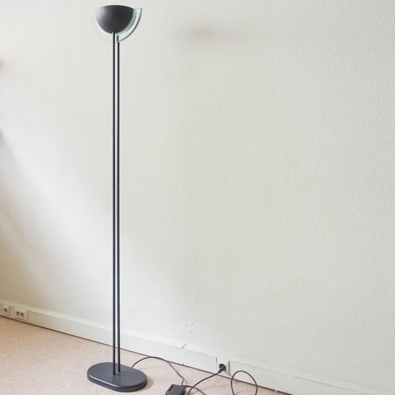 Pamono Postmodern Italian Halogen Floor Lamp by Relco, 1980s> Floor Lamps