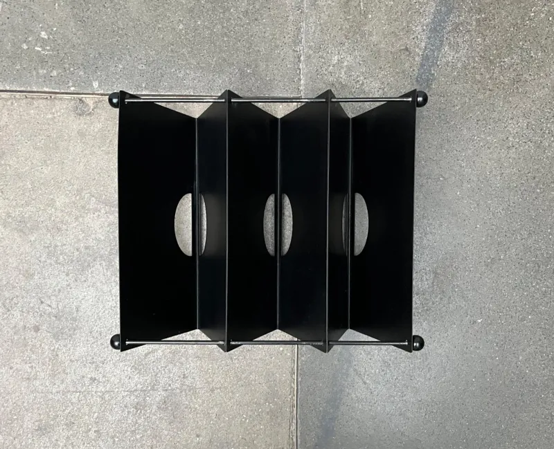 Online Pamono Postmodern Italian Metal Magazine Rack Holder, 1980s