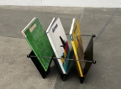 Online Pamono Postmodern Italian Metal Magazine Rack Holder, 1980s
