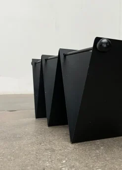 Online Pamono Postmodern Italian Metal Magazine Rack Holder, 1980s