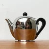 Pamono Postmodern Italian Stainless Steel and Bakelit Bombe Teapot Coffeepot Kettle by Carlo Alessi for Alessi> Coffee & Tea Service