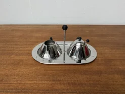 Pamono Postmodern Italian Sugar and Milk Tray by Micheal Graves for Alessi, 1980s, Set of 3> Serving Dishes