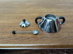 Pamono Postmodern Italian Sugar and Milk Tray by Micheal Graves for Alessi, 1980s, Set of 3><noscript><img width=