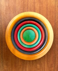 Pamono Postmodern Italian Wooden Bowl by Pietro Manzoni><noscript><img width=
