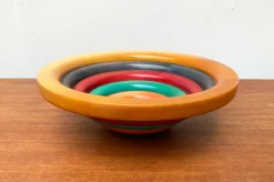 Pamono Postmodern Italian Wooden Bowl by Pietro Manzoni><noscript><img width=