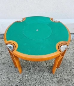 Pamono Postmodern Joker Poker or Game Table attributed to Jaime Tresserra, Spain, 1987><noscript><img width=