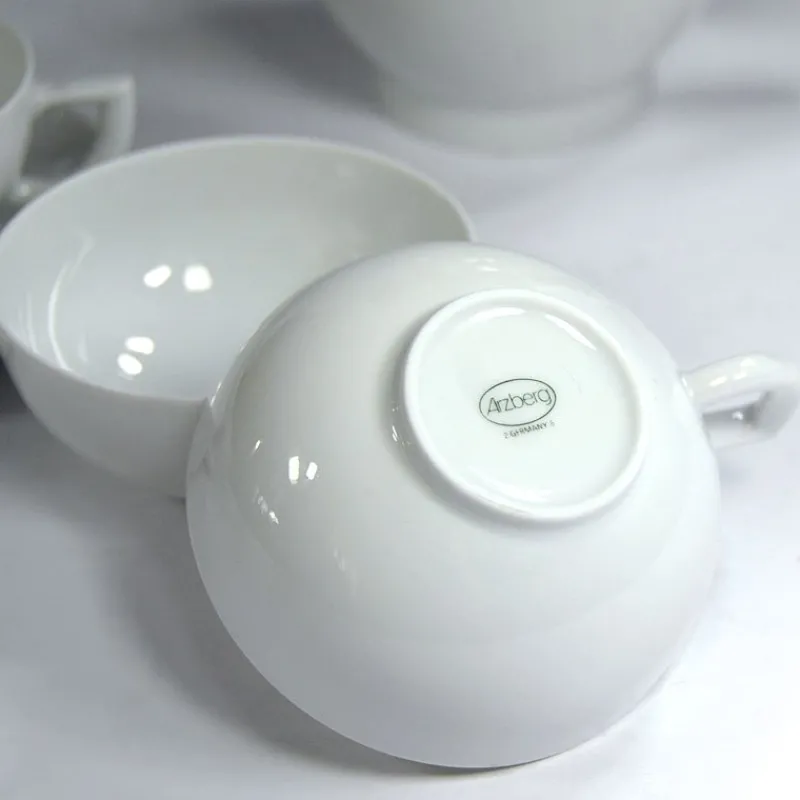 Pamono Postmodern Porcelain Tea Set by Lutz Rabold for Arzberg, 1980s, Set of 13> Coffee & Tea Service