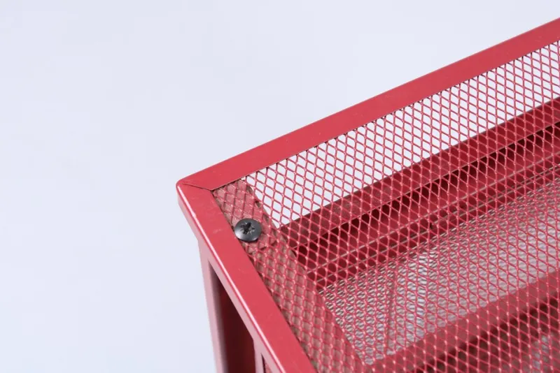 Pamono Postmodern Red Metal Storage Unit from Ikea, 1980s> Serving Bar Carts & Trolleys