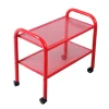 Pamono Postmodern Red Metal Trolley by Habitat, 1980s> Serving Bar Carts & Trolleys