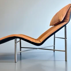 Best Pamono Postmodern Skye Relax Lounge Chair in Patinated Cognac-Brown Leatherby Tord Björklund for Ikea, Sweden, 1970s