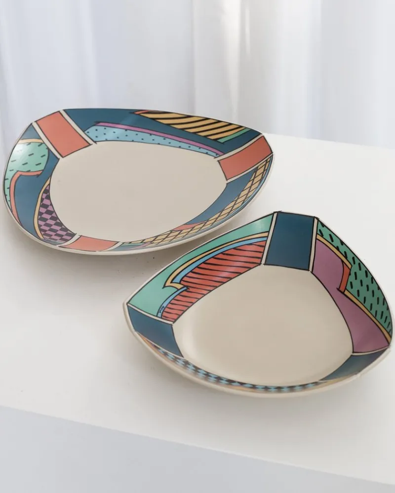 Pamono Postmodern Tableware by Dorothy Hefner for Rosenthal Studio Line, 1980s, Set of 6> Serving Dishes