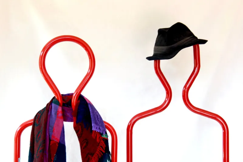 Best Pamono Postmodern Tubular Silent Valet Stand from Servorosso, Italy, 1980s