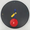 Pamono Postmodern Wall Clock by Barberini Giorgio Marinelli for Rexite, Italy, 1980s> Clocks