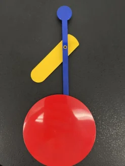 Pamono Postmodern Wall Clock by Barberini Giorgio Marinelli for Rexite, Italy, 1980s><noscript><img width=